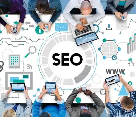 SEO strategy team in Mumbai collaborating